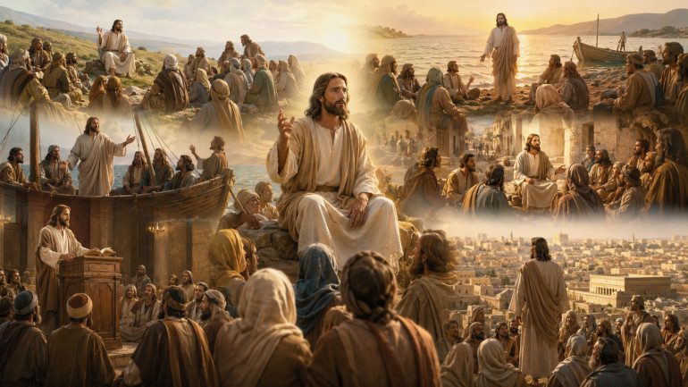 Montage Jesus Teaching